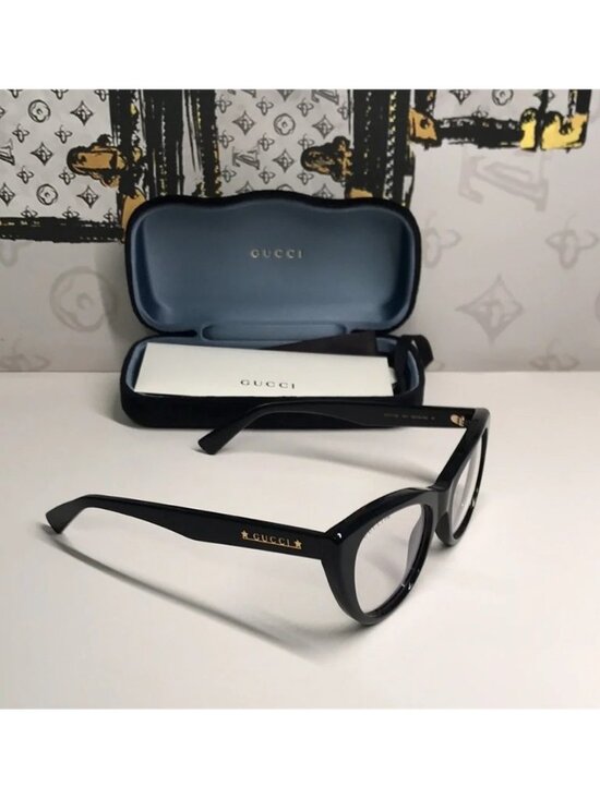 Luxury New Authentic Gucci GG1172S 001 Cat-Eye Sunglasses